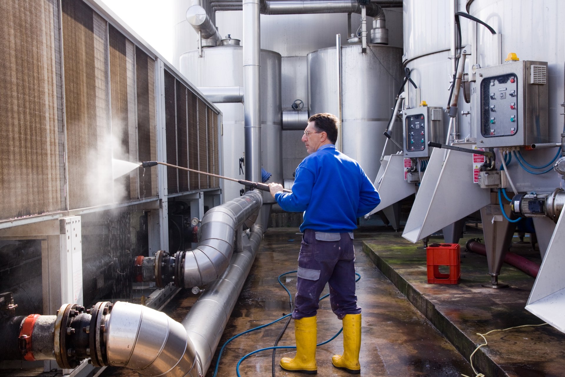 industrial pressure cleaning