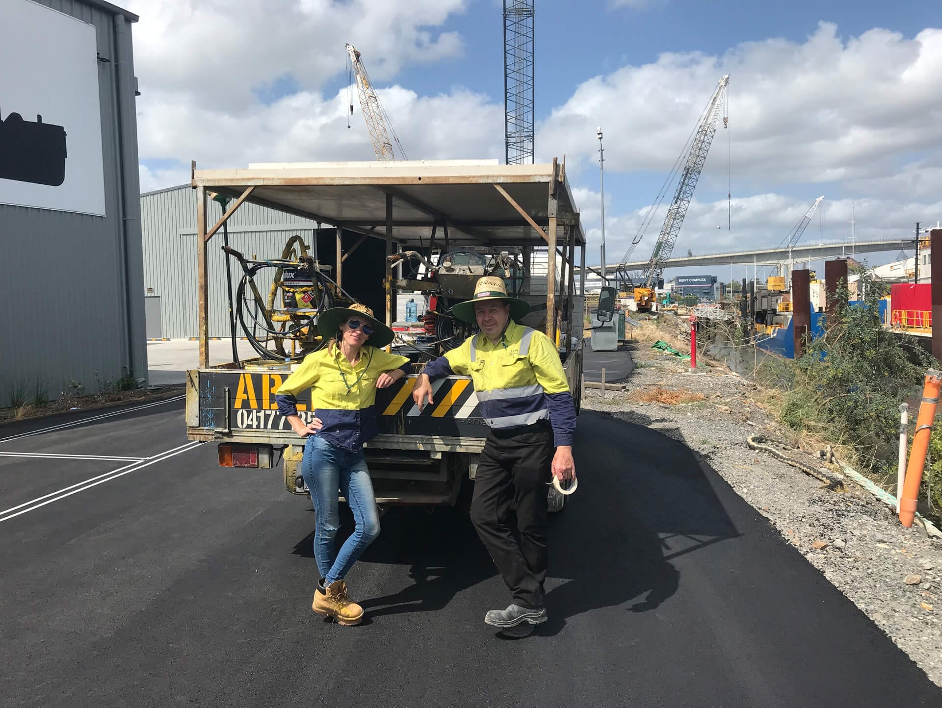 line marking Gold Coast