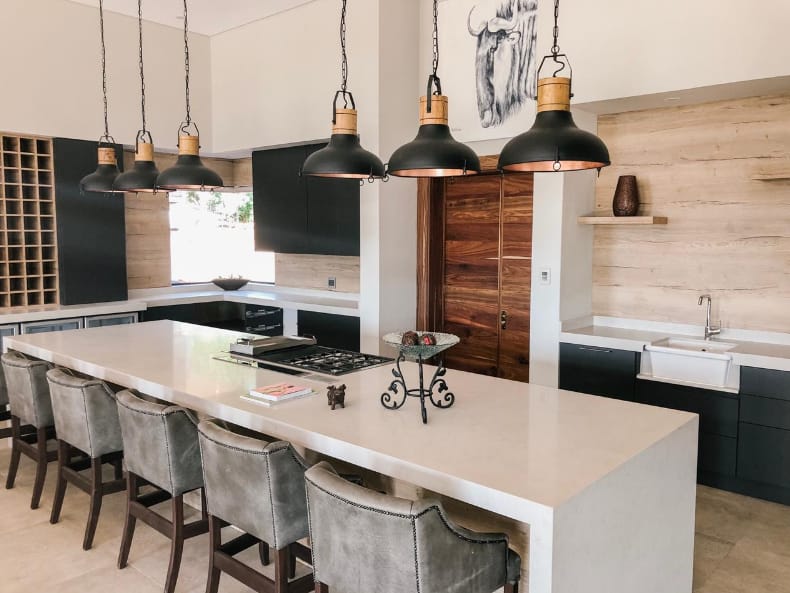 built-in kitchen cupboards