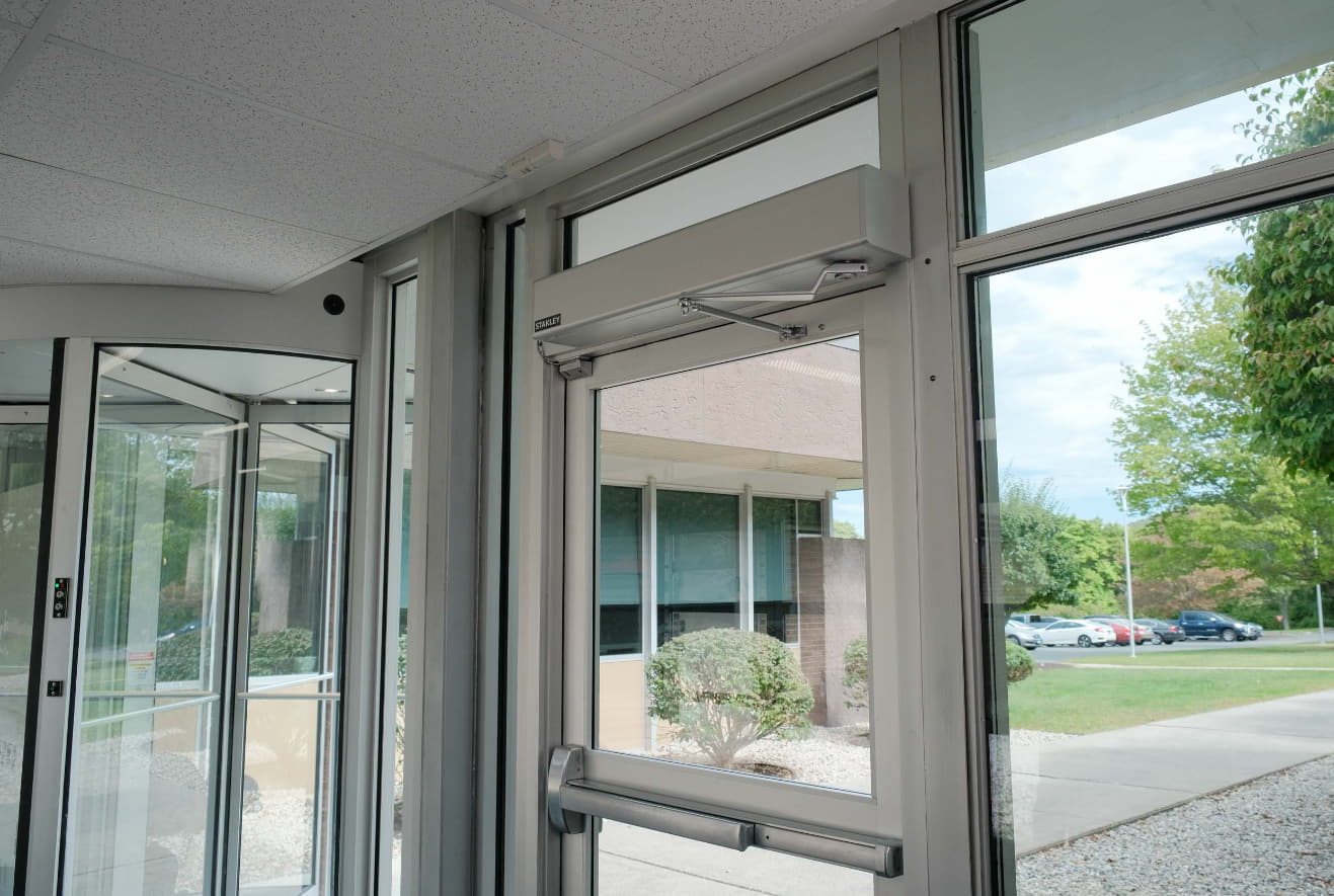 automatic swing doors