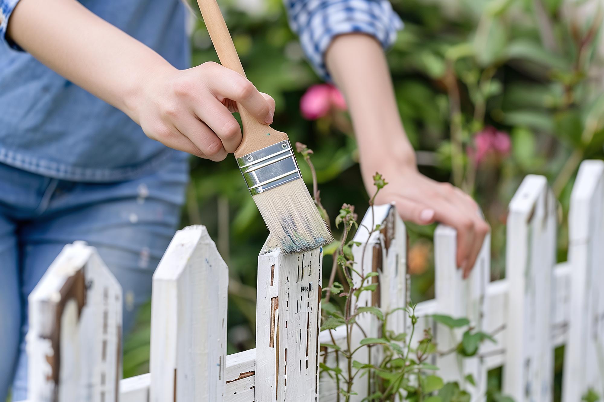 fence painting